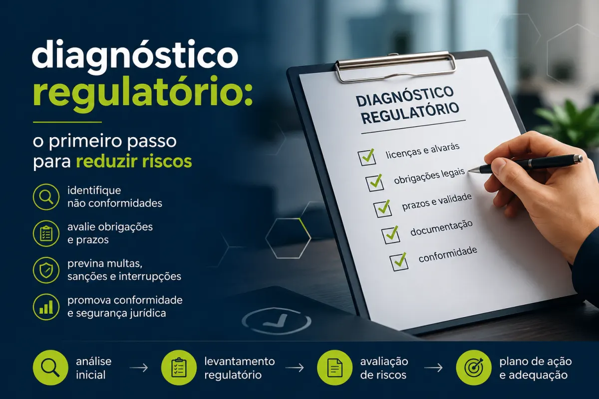 Consultoria para diagnóstico regulatório empresarial.